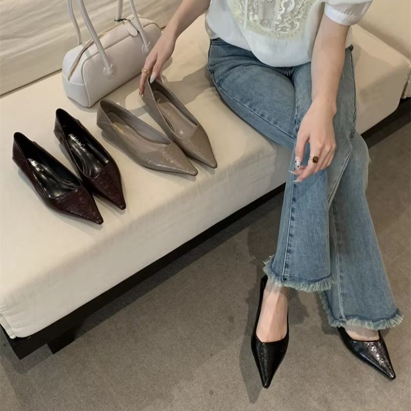 Women'S Fashion Sandals - Women Summer Pointed Toe Basic Shoes