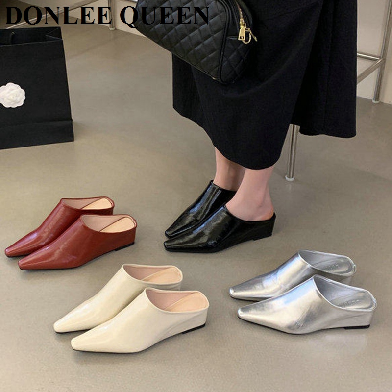 Women Queen Fashion - Women Fashion Close Toe Mule Slippers