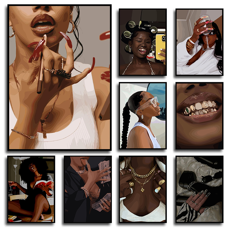 Fashion Women Picture - Modern African American Black Woman Fashion