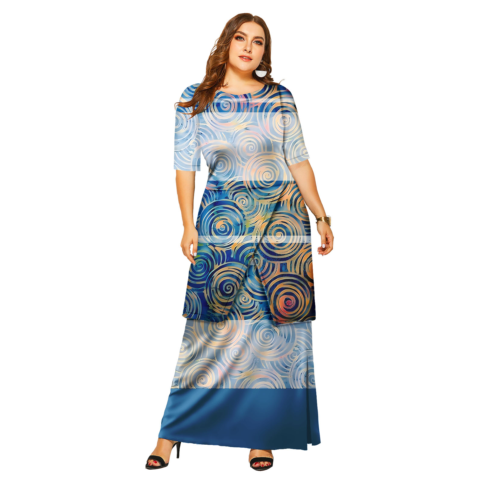 Women'S Fashion Dresses Images - Hawaiian Island Flowers Custom Image Lady