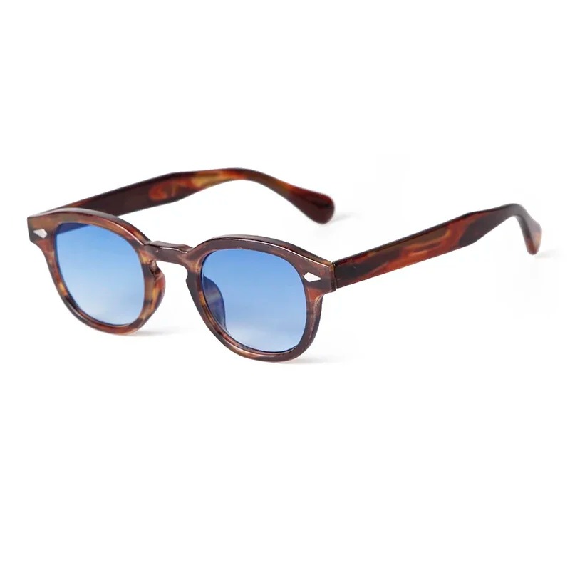 Fashion Transparent Blue Round - đánh giá và giá Women Fashion Glasses