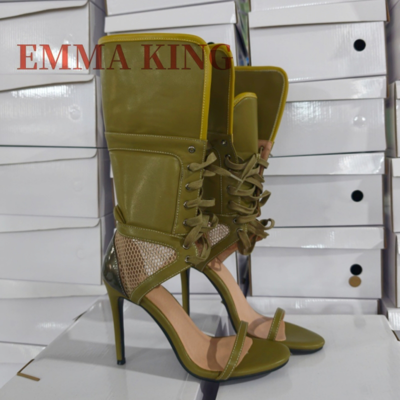 Green Fold Over Ankle High San - đánh giá và giá Women'S Fashion Boots