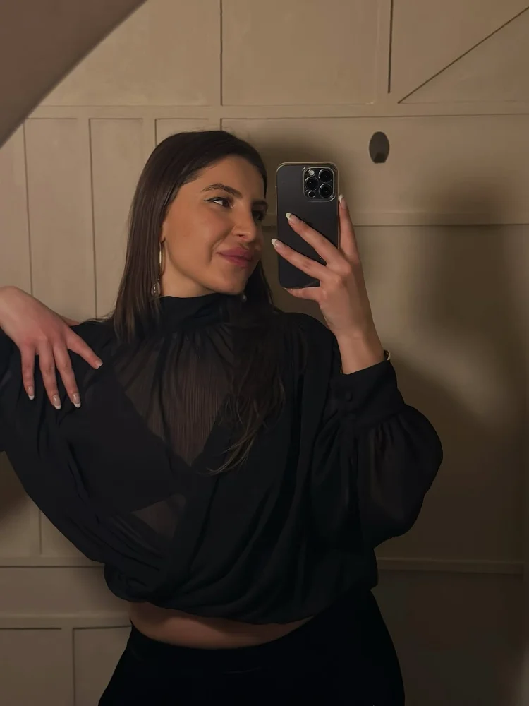 Sexy Black Sheer Chiffon Blous - đánh giá và giá Wrap Blouse Chiffon