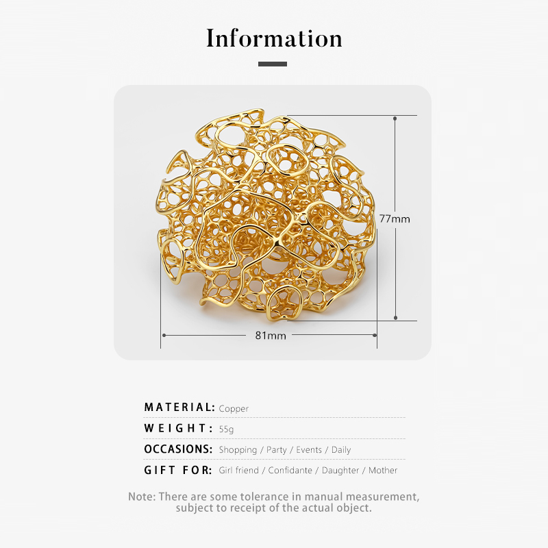 IVOG Hollow Out 18K Gold Plate - đánh giá và giá Women'S Fashion Website