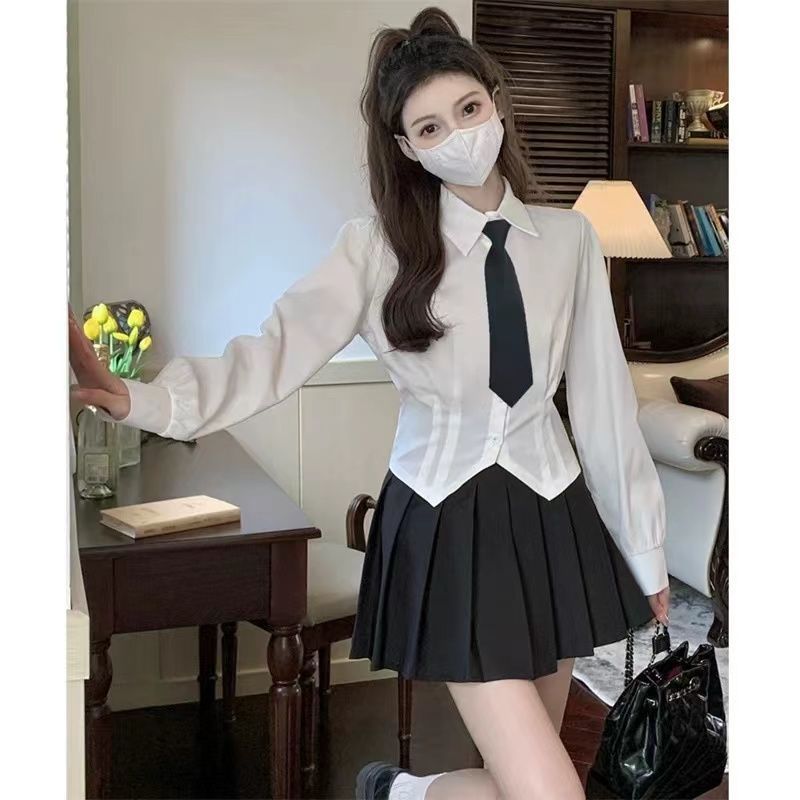 2000s White Long sleeve Vintag - đánh giá và giá Wrap Blouse Chiffon