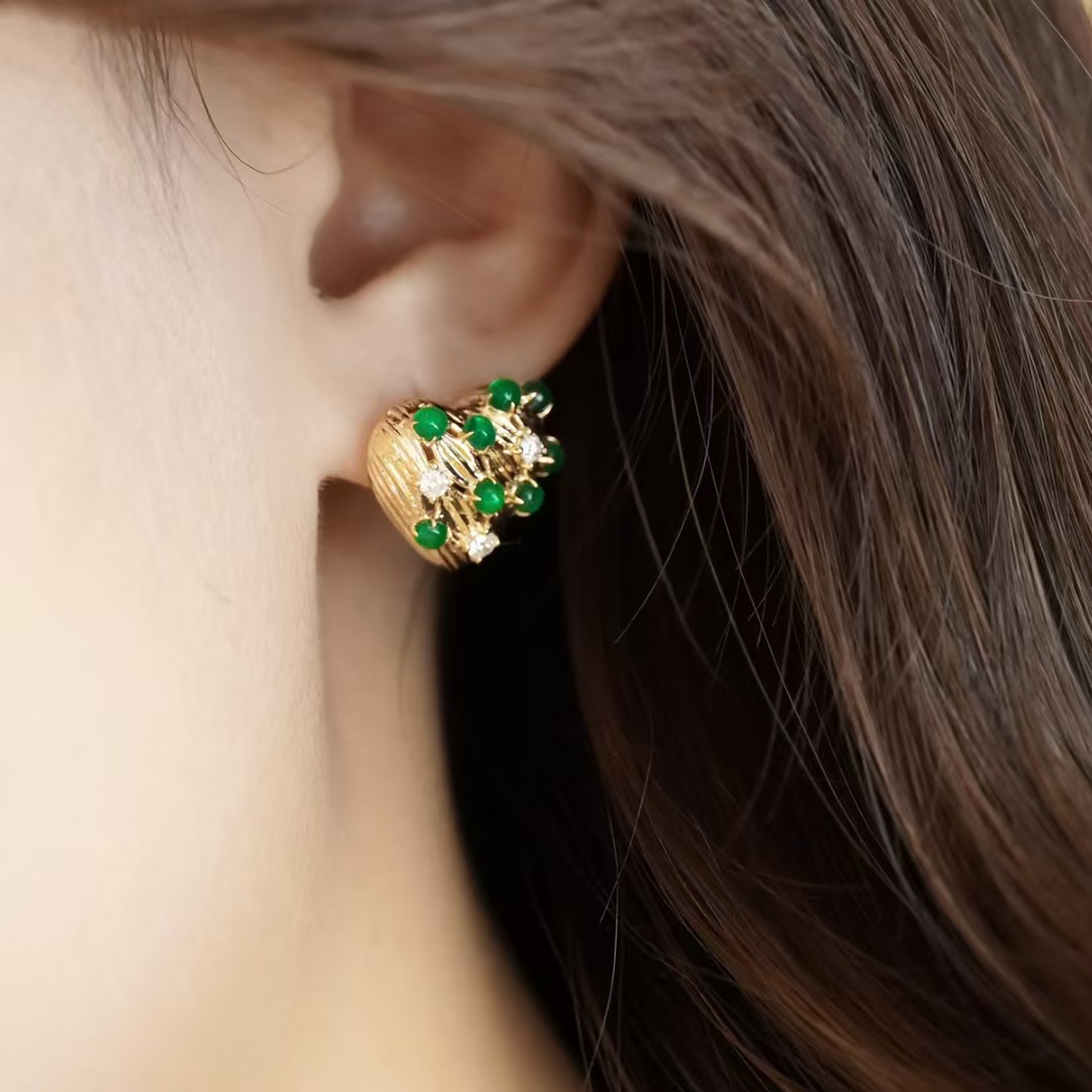 Retro14K Gold Filled Emerald D - đánh giá và giá Women'S Fashion Victorian Era