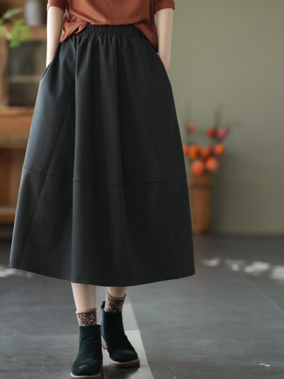 Artistic Midi A-Line Skirt Wom - đánh giá và giá A-Line Skirt Midi