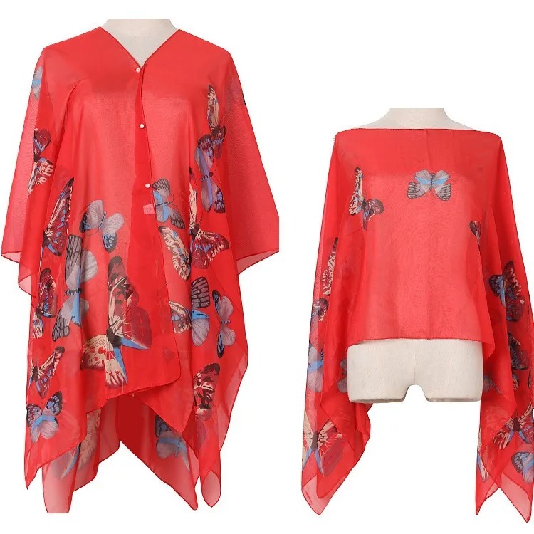 Women Sun Protection Shawl for - đánh giá và giá Wrap Blouse Chiffon