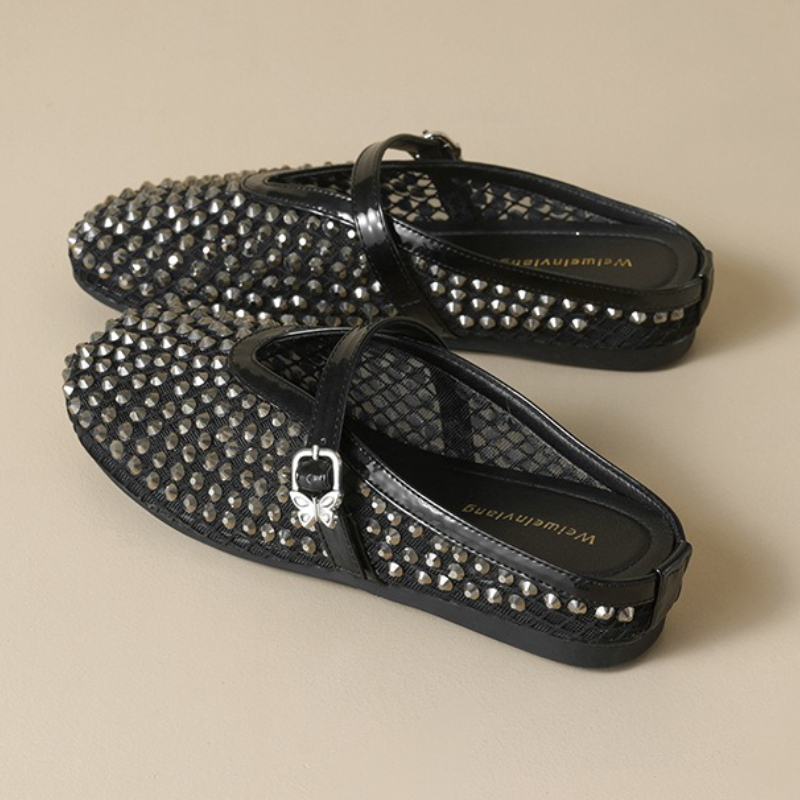 Mesh Rhinestone Brand Slippers - đánh giá và giá Women'S Fashion Sandals