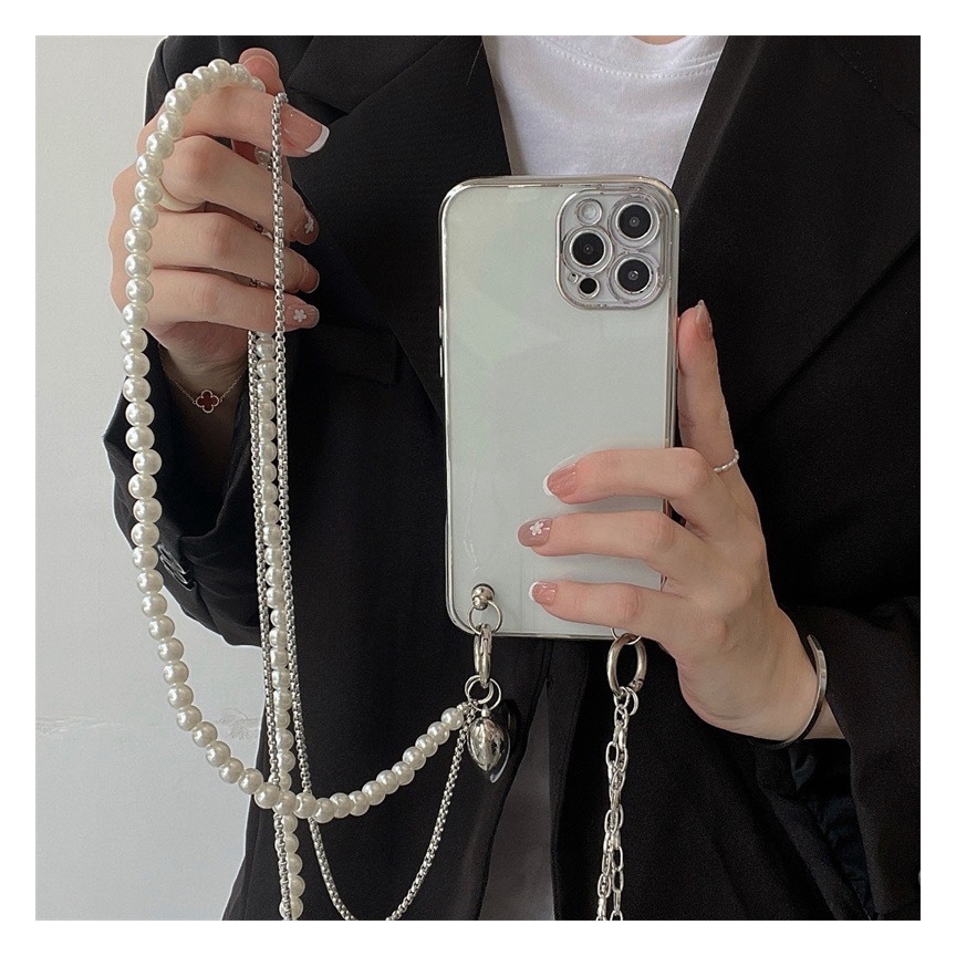 Long Pearl Phone Lanyard Handm - đánh giá và giá Fashion Women Picture