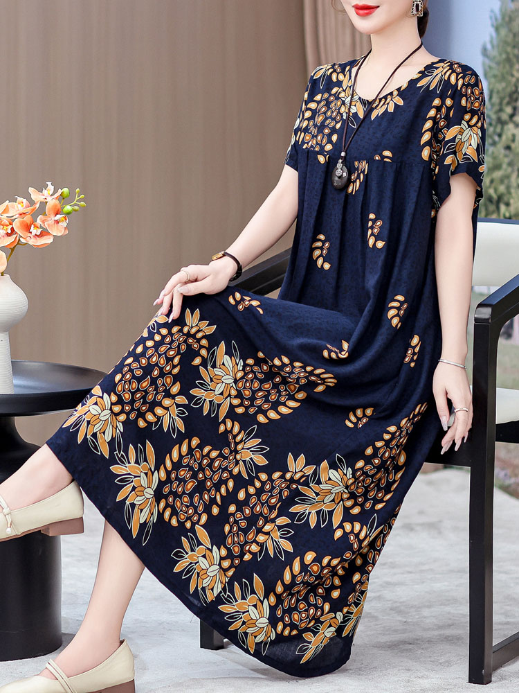 Elegant Mid-Length Cotton Silk - đánh giá và giá Women Fashion Over 50