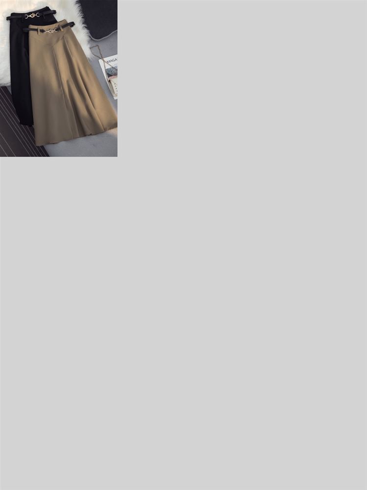 Spring Autumn New Style Women' - đánh giá và giá A-Line Skirt Midi