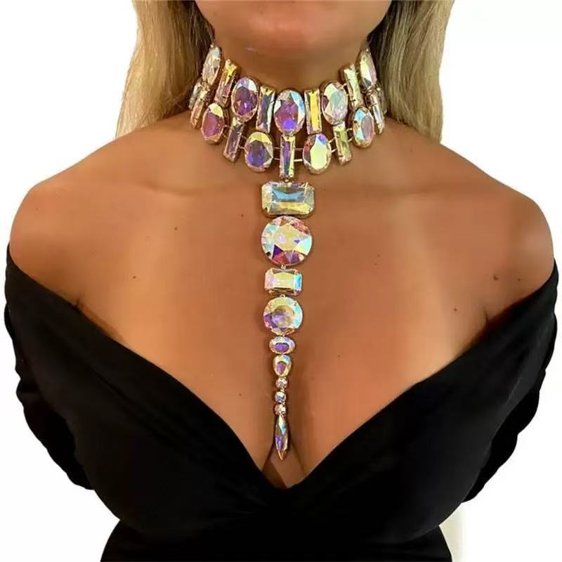 Exaggerated Y Shape Necklace L - đánh giá và giá Women Queen Fashion