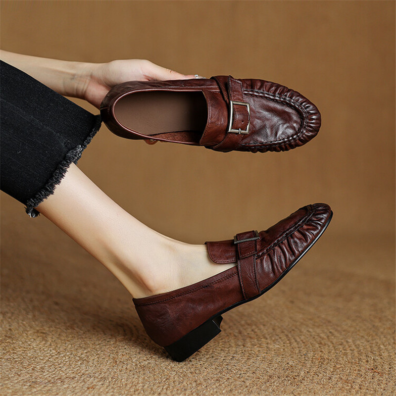New Autumn Genuine Leather Wom - đánh giá và giá Women'S Fashion Walking Shoes