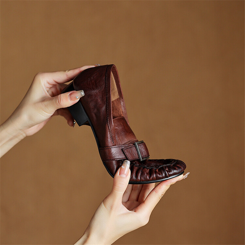 New Autumn Genuine Leather Wom - đánh giá và giá Women'S Fashion Walking Shoes