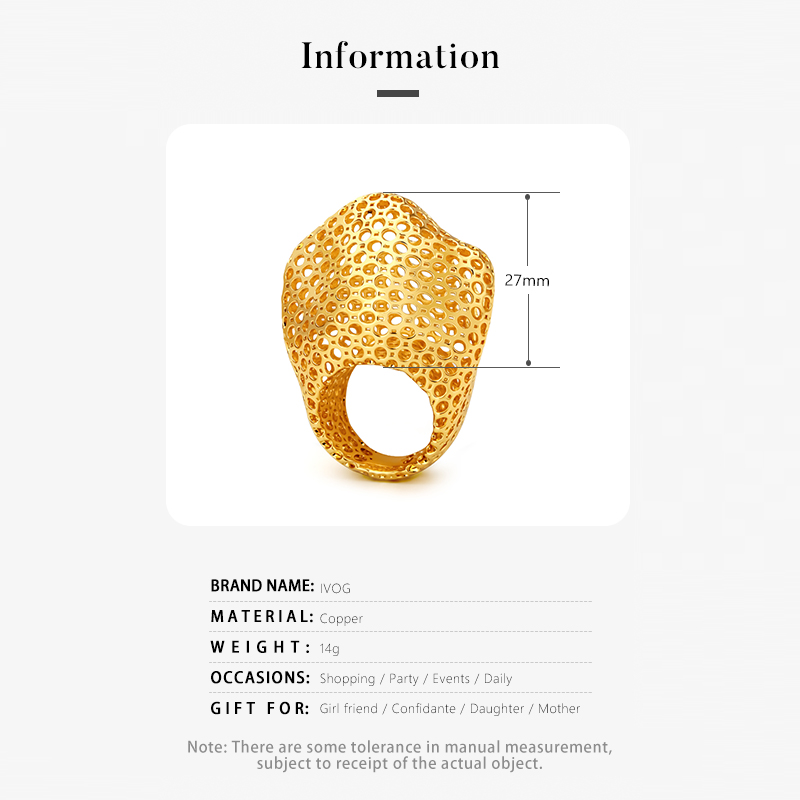 IVOG Large Crown Shape Rings H - đánh giá và giá Women'S Fashion Website