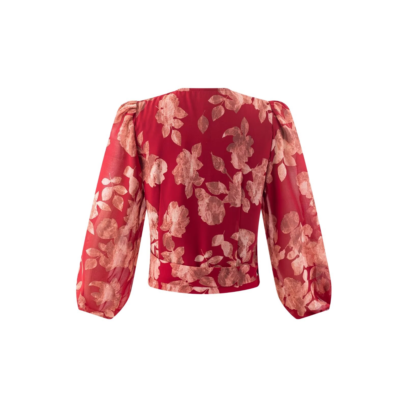 Women V-neck Wrap Bandage Blou - đánh giá và giá Wrap Blouse Chiffon