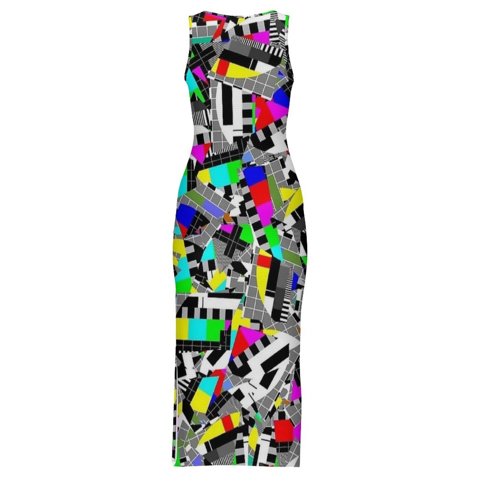 Ladies Retro Glitch Block TV T - đánh giá và giá Women'S Fashion Dresses Images