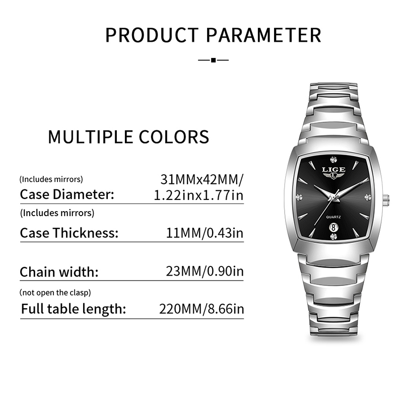 LIGE Watch women Business Luxu - đánh giá và giá Fashion Women Watches