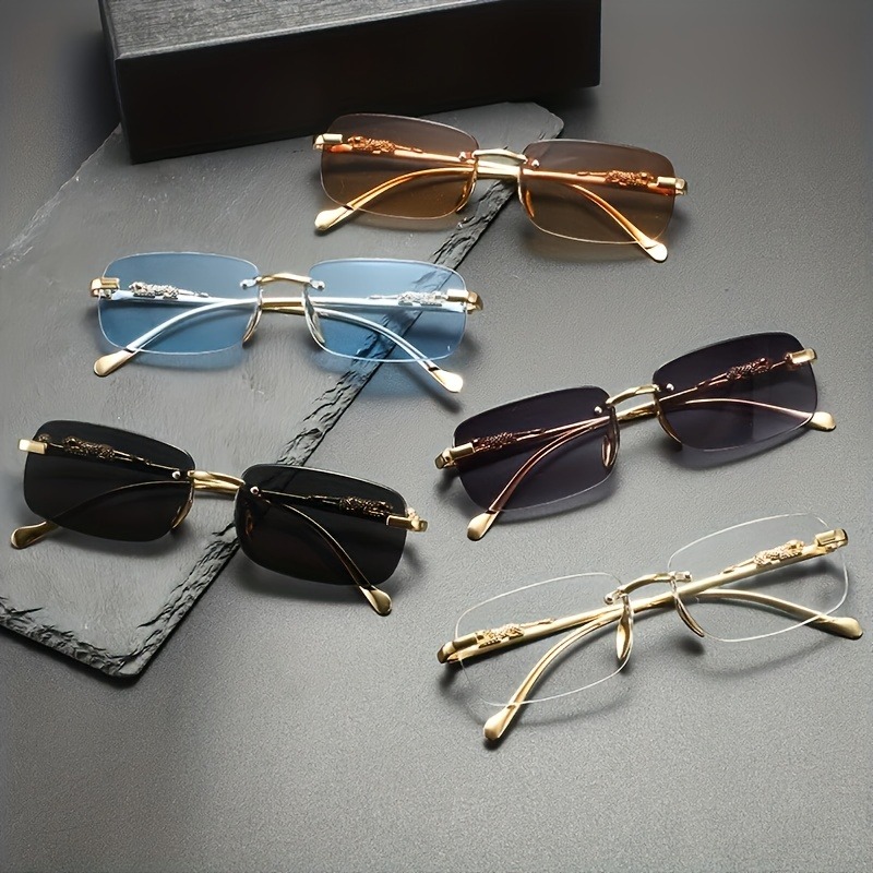 Fashion Rimless Metal Sunglass - đánh giá và giá Women Fashion Glasses