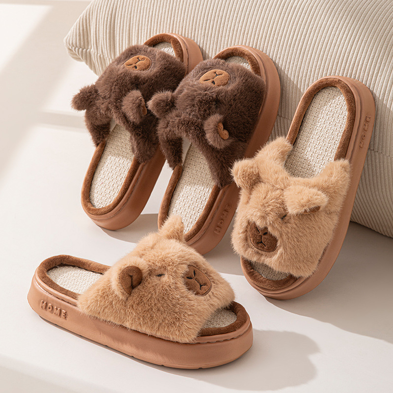 Hemp Cartoon Women's Slippers  - đánh giá và giá Women'S Fashion Walking Shoes