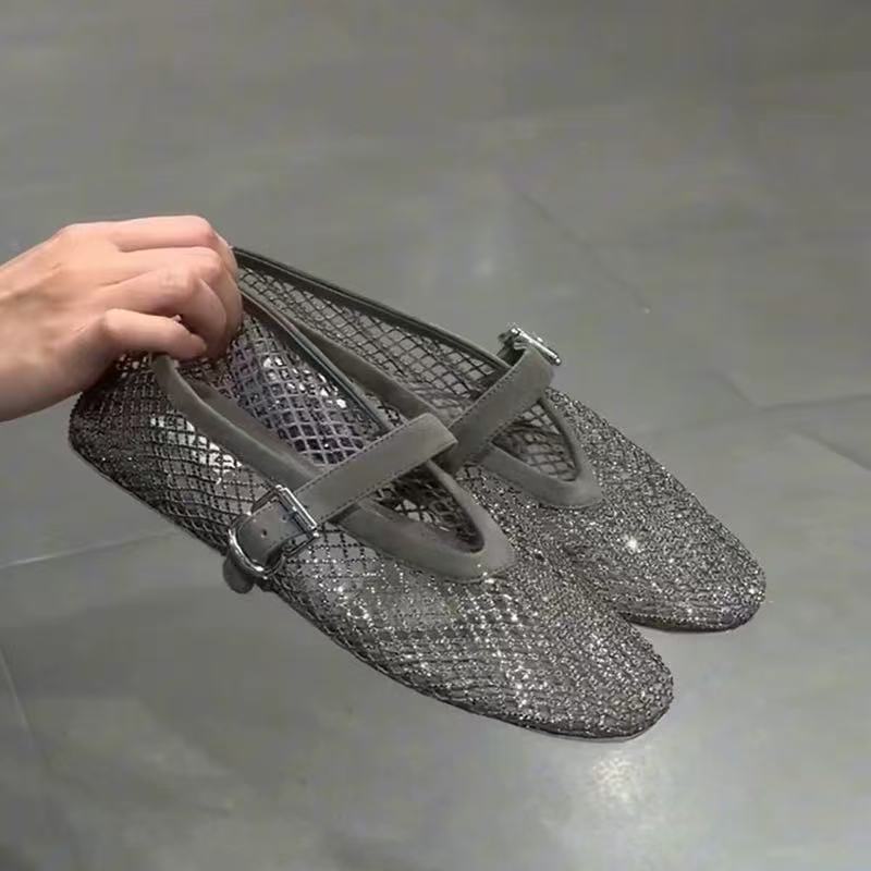 Hollow Rhinestone Baotou Sanda - đánh giá và giá Women'S Fashion Sandals