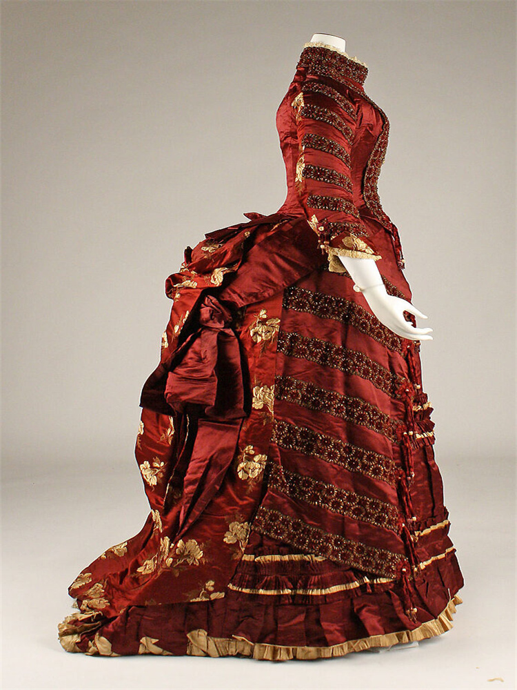 1890s Victorian Red Edwardian  - đánh giá và giá Women'S Fashion Victorian Era