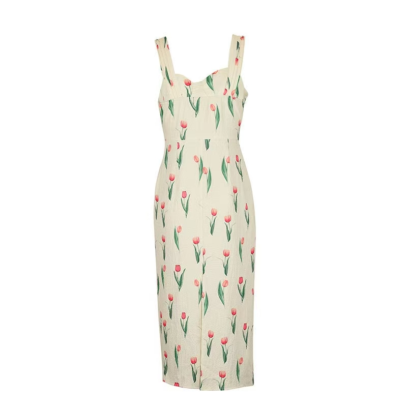 Fashionable Floral Print Crop  - đánh giá và giá A-Line Skirt Midi