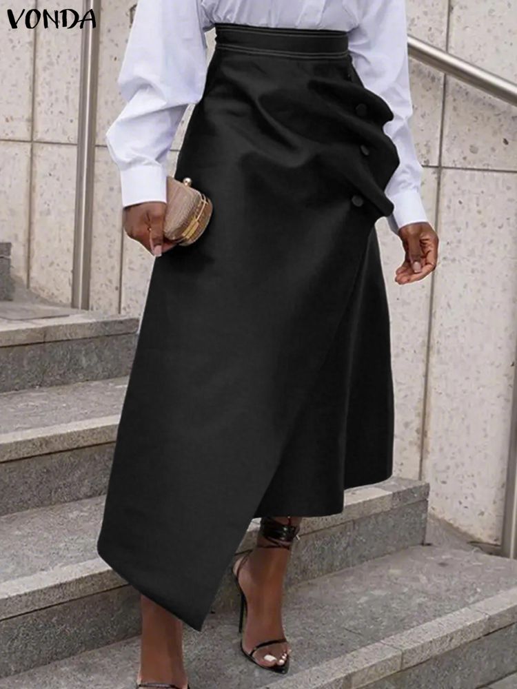 Plus Size Satin Skirts VONDA E - đánh giá và giá A-Line Skirt Midi