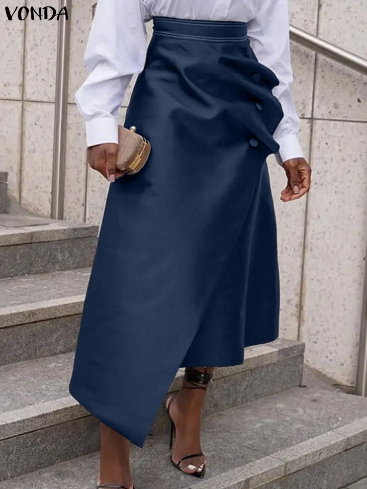Plus Size Satin Skirts VONDA E - đánh giá và giá A-Line Skirt Midi
