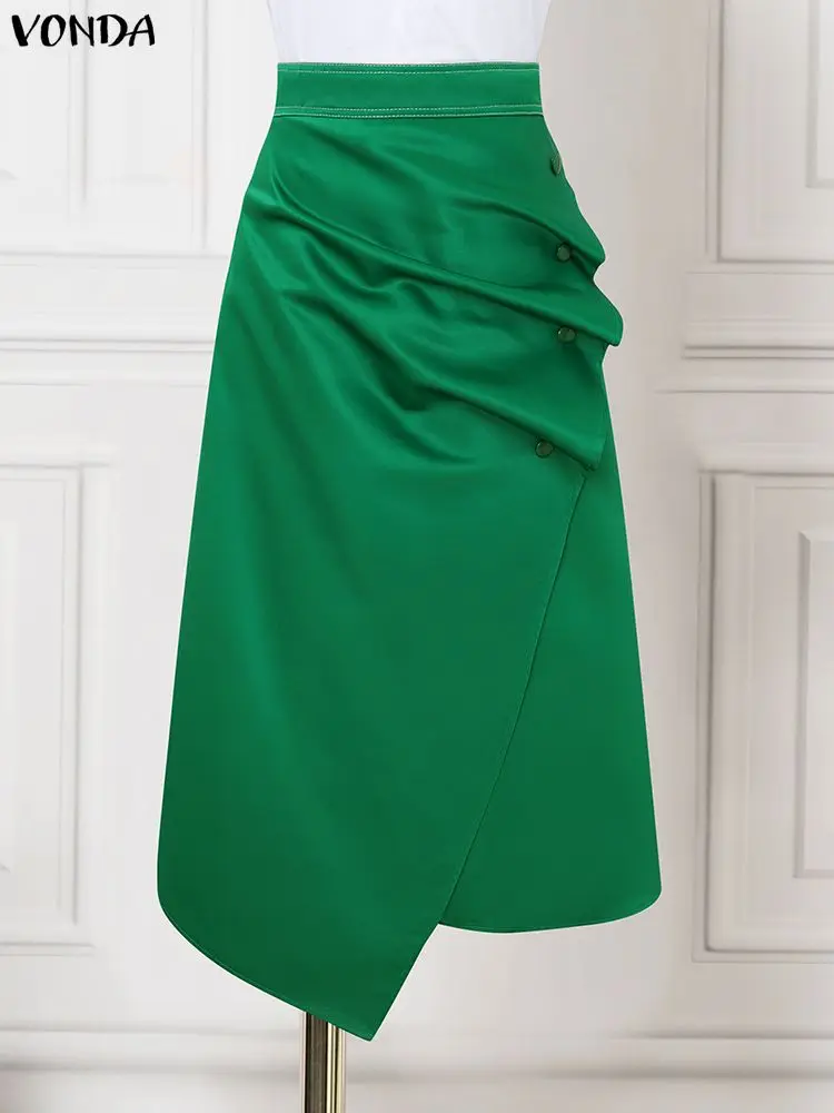 Plus Size Satin Skirts VONDA E - đánh giá và giá A-Line Skirt Midi
