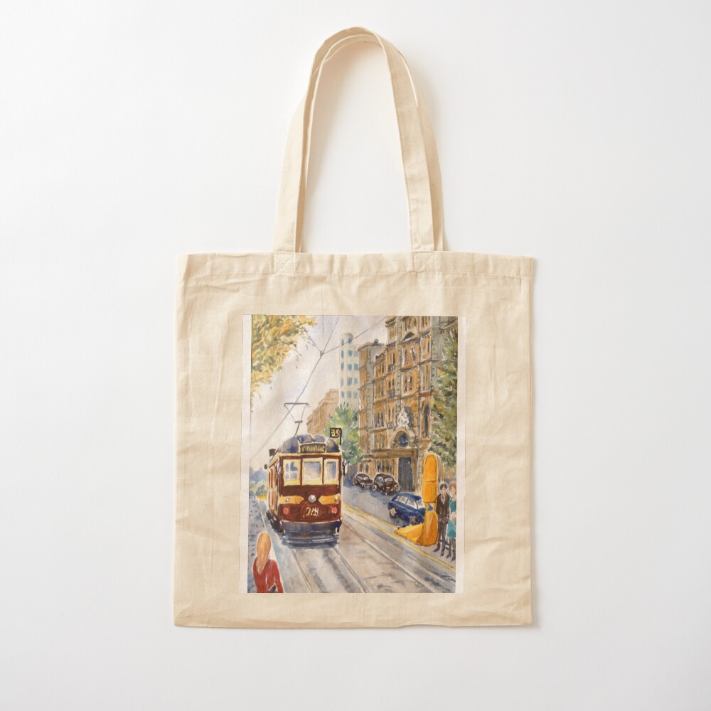Vintage Tram, Melbourne Tote B - đánh giá và giá Women'S Fashion Melbourne