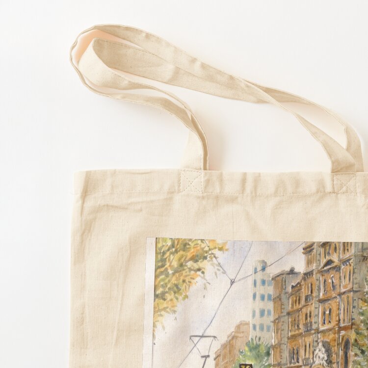 Vintage Tram, Melbourne Tote B - đánh giá và giá Women'S Fashion Melbourne
