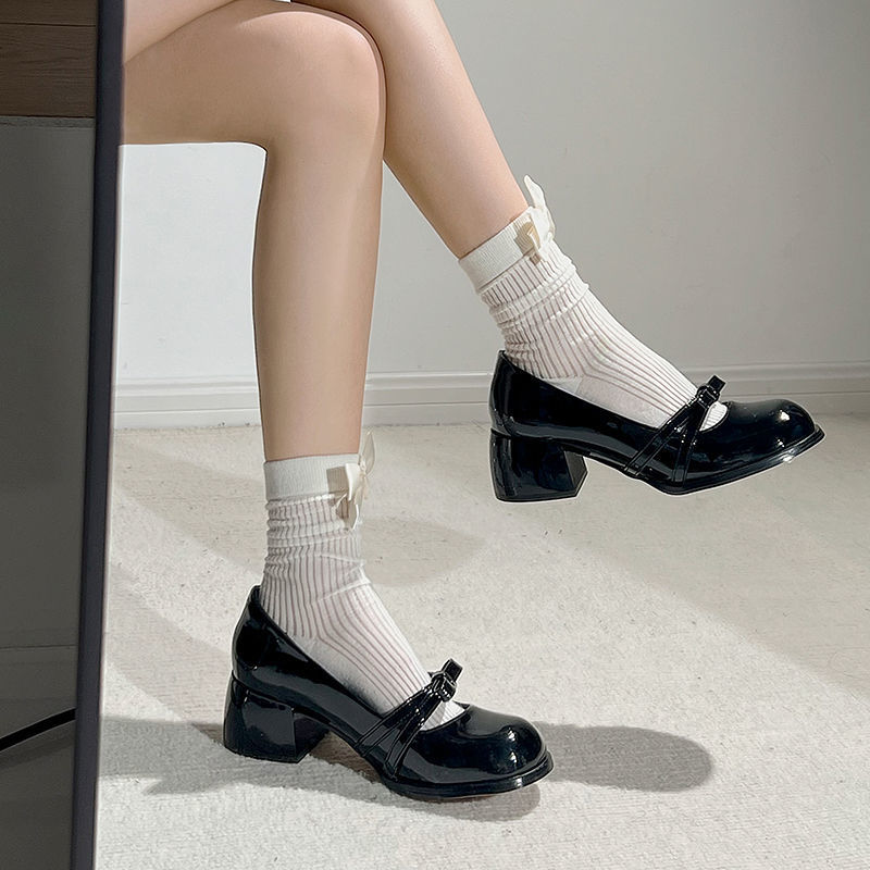 2026 New Heel Mary Janes Squar - đánh giá và giá Sale Fashion Women
