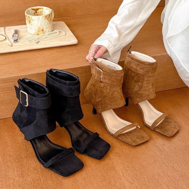 Retro Summer New Square Toe Op - đánh giá và giá Women'S Fashion Boots